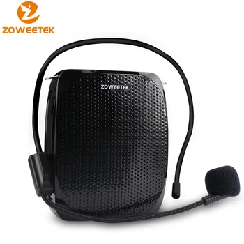 

10pcs Zoweetek Voice Amplifier 10W Wired Microphone Audio Speaker Portable Natural Stereo Sound Loudspeaker for Teachers ZW258