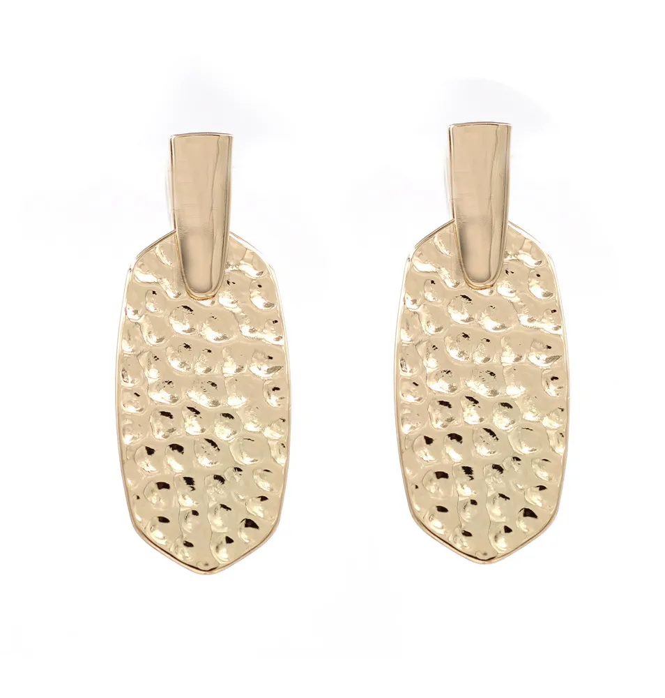 Июля Новое поступление большие овальные медные серьги-гвоздики четыре цвета на выбор овальные массивные серьги-гвоздики