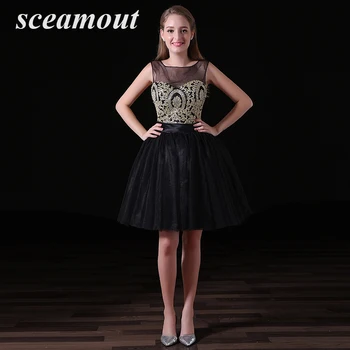 

Black Sequin Pearls Appliques Arabic Sparkly Evening Dresses Long Robe De Soiree Formal Party Bride Prom Gown Dubai avondjurk
