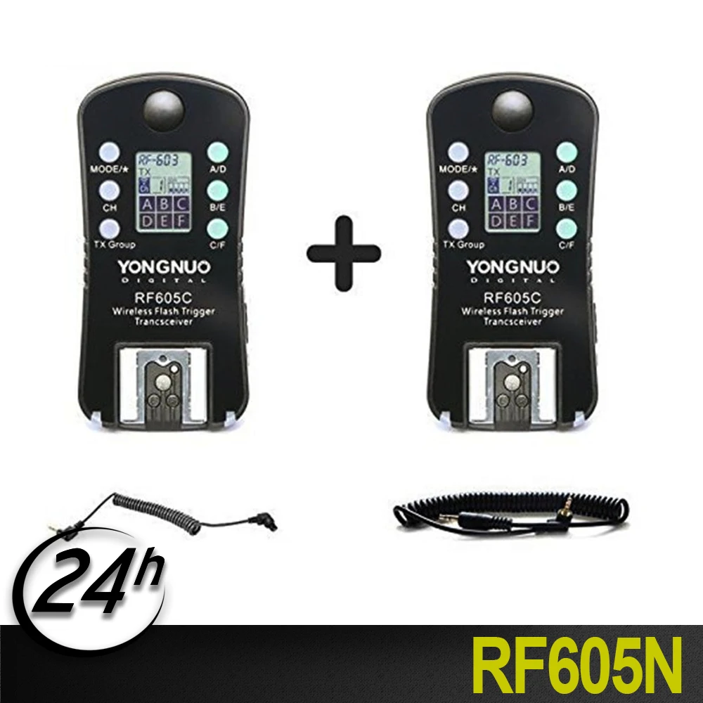 Беспроводной триггер вспышки Yongnuo RF-605 N для Nikon D7100 D7000 D5200 D5100 D5000 D3100 D3000 D90 D80 D70 D70s D40