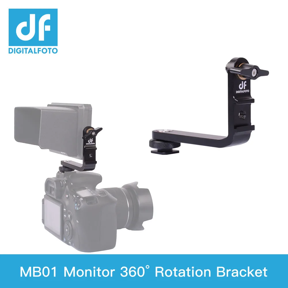 

MB01 Monitor 360 degrees Rotation L Bracket hot shoe for 5.5-5.7inch monitor F550 F570 S5 Feelworld Bestview SmallHD monitor