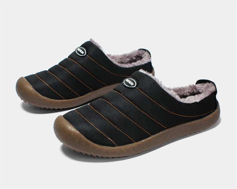 DESERT RAM Brand Warm Wool Snow Shoes Old Men Casual Waterproof Boat Winter Male Footwear Big Size 37-48 Black Slip On Mens Shoe (11)