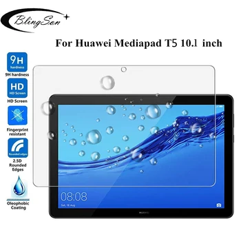 For Huawei MediaPad T5 10 Tempered Glass AGS2-W09/L09/L03/W19 9H 10.1'' Tablet Screen Protector Protective Film for Huawei T5 10 1