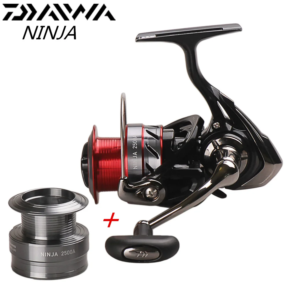 

Original DAIWA NINJA 2500A 3000A 4000A Spinning Fishing Reel 4BB With Free Aluminum Spool Carrete Pesca Lure Carretilha Moulinet