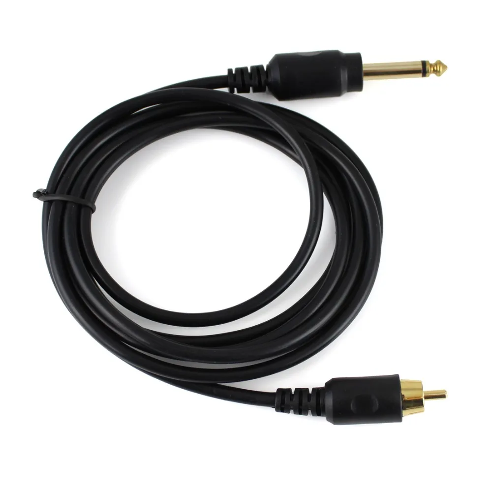

New! High Quality Silicone Soft Thick Tattoo RCA Cord For Tattoo Power Supply Tattoo Machine Accessories Wholesale