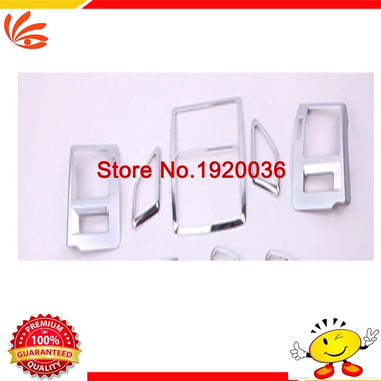 Chrome Air Conditioning Vent Outlet Cover Central control Left And Right sticker Center control panel cover for Toyota PRADO for dongfeng peugeot 408 rail for box after the air conditioning outlet 408 central air rear outlet non destructive installation