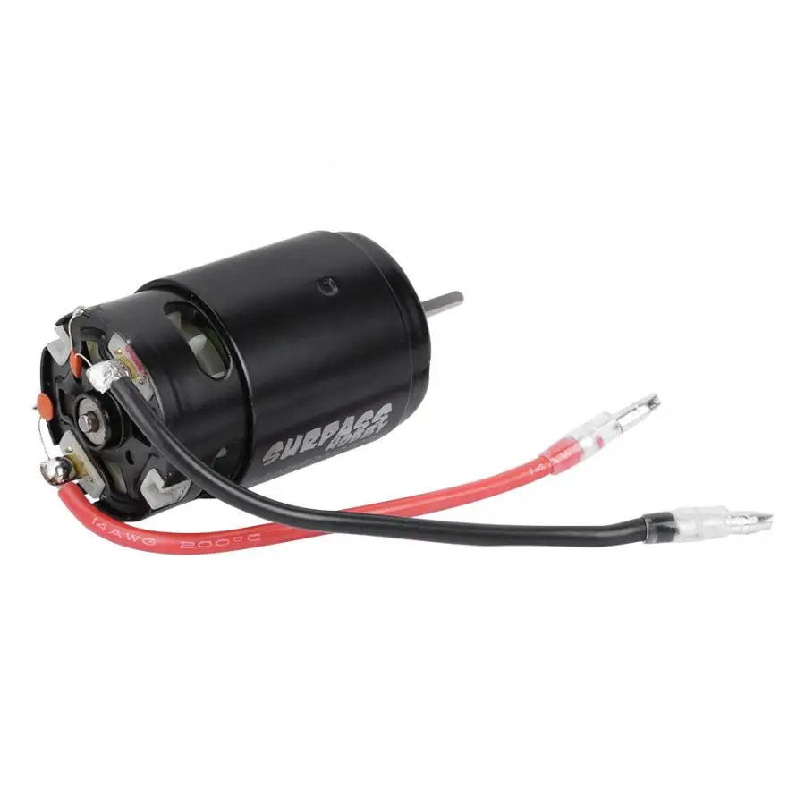 SURPASS HOBBY 550 Carbon Brushed Motor 12T/21T/27T/35T Strong Brushed Motor for 1/10 RC Model Car RC Toy Accessory