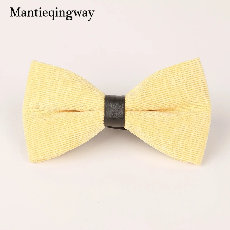 Mantieqingway Формальные Бизнес галстук-бабочку Bowkont для Для мужчин одноцветное Цвет лук Галстуки для свадьбы Gravata Borboleta из Vestidos corbatas