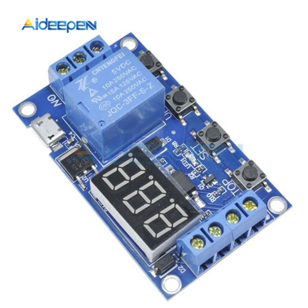 С источником питания от постоянного тока 6 30V Поддержка Micro USB 5V светодиодный