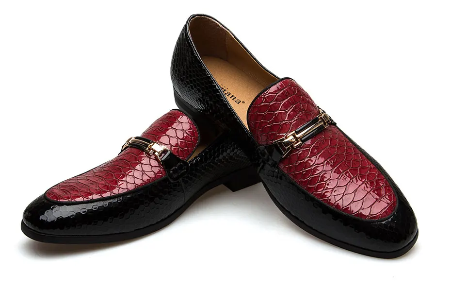 MeiJiaNa/Мужская обувь; брендовая повседневная Кожаная Черная мужская обувь; Роскошные брендовые лоферы