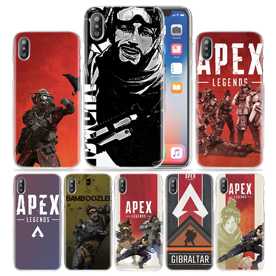 

Apex Legends Case for iPhone XS Max XR X 10 7 7S 8 6 6S Plus 5S SE 5 4S 4 5C Clear Fundas Capa Hard Plastic Phone Cover Coque