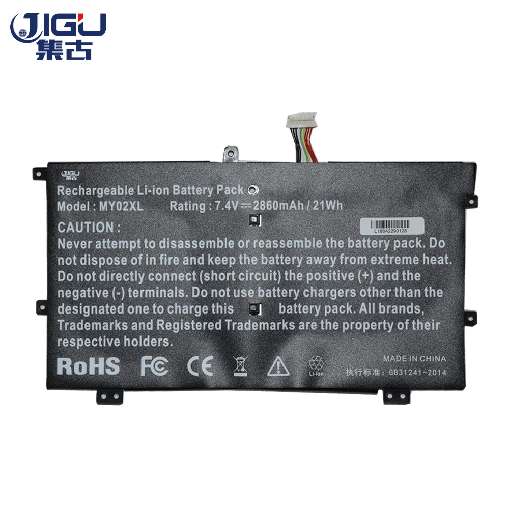 JIGU Новый аккумулятор для ноутбука 21CP3/97/91 2ICP3/97/91 721896-2B1 421 HSTNN-DB5C DSB5C IB5C LB5C MY02XL TPN-Q127For