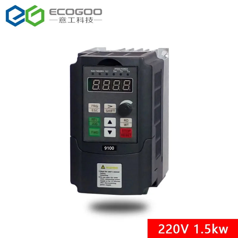 

Single Phase Variable Inverter 1.5KW/2.2KW 3HP 220V Frequency Drive Inverter VFD PWM Control For Motor Speed Control
