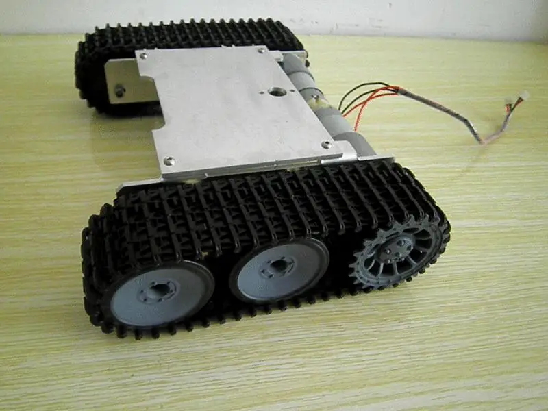 DIY Metal Structure Tank Chassis Tracked Robot Car Obstacle Avoidance diy tracked robot