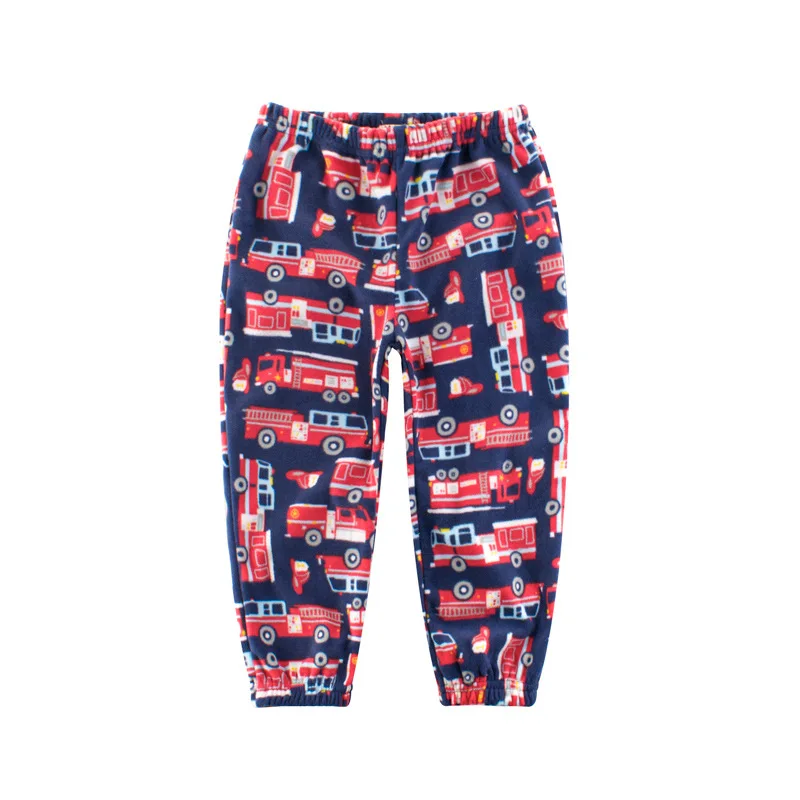 Girls boys cotton Fleece Pyjamas cartoon toddler sleepwear Pajamas children clothing pijamas kids Leisure wear Autumn pants