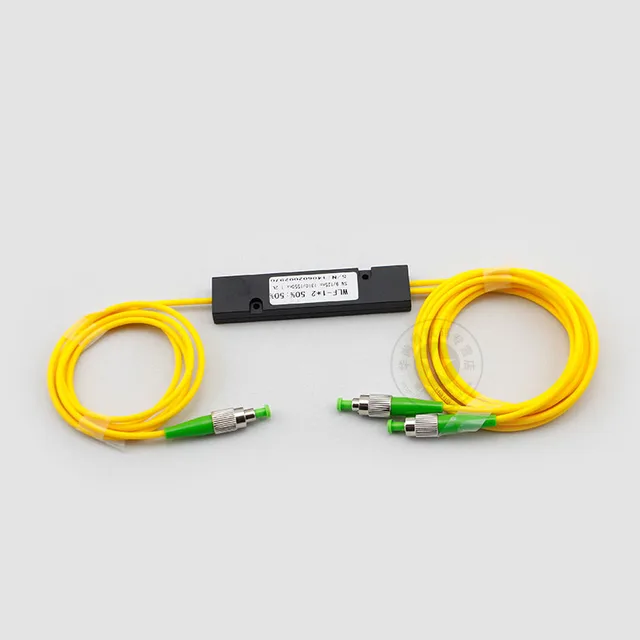 FC APC fiber jumper 1 into 2 out, splitter box, fiber optic cable