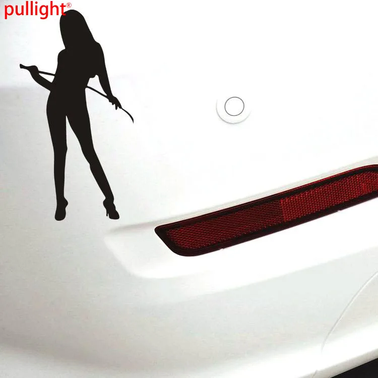 15*8CM Personalized Car Stickers Flirty Temptation Angel And Devil Beautiful Car Styling Car Stickers
