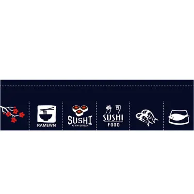 150x35 см японский висит флаг суши reasturant Половина занавес izakaya Ресторан баннер украшения занавес - Цвет: Светло-серый