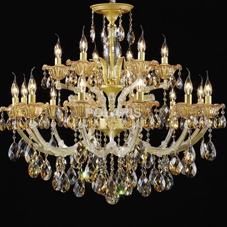 Large Big Luxury Classic Hotel Lobby Maria Theresa Crystal Chandeliers