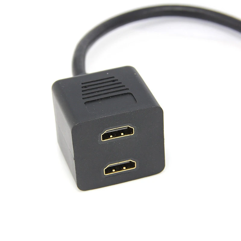 0 3 м 1 HDMI штекер на 2 гнезда Аудио Видео переключатель для HDTV/DVD/для PS3 или PSP адаптер