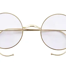 Agstum 47 мм круглые оптические Редкие оправы для очков без носоупоров античные очки Rx