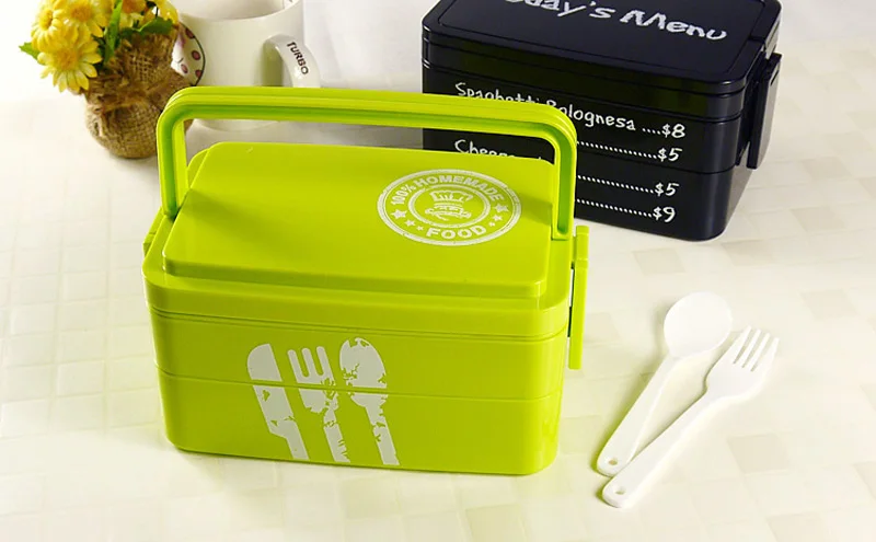1-3 Layers Lunch Box Microwavable For Kid Adult Plastic Food Container Japanese Style Outdoor Travel Portable Large Bento Boxs  11