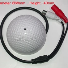 Звуковой Монитор микрофонный микрофон с предусилителем для ip-камеры видеонаблюдения с фиксированным выходом громкости