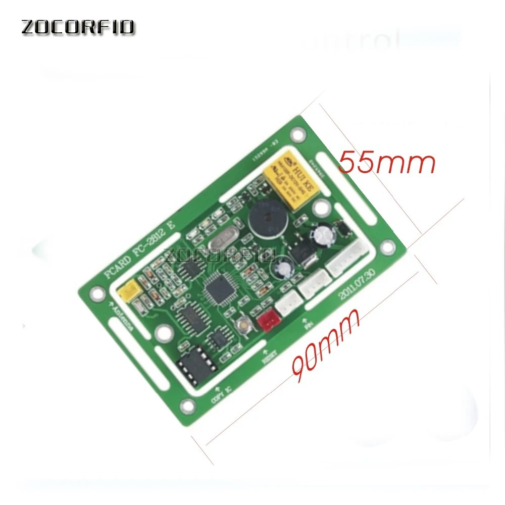 DC-12V FC-2812 13,56 MHZ RIFD встроенный входной защитный контроллер, модуль контроля доступа,+ 10 шт IC карта