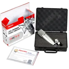 Superlux CM-H8A профессиональной записи микрофон конденсаторный микрофон с большой диафрагмой с Случае Посылка