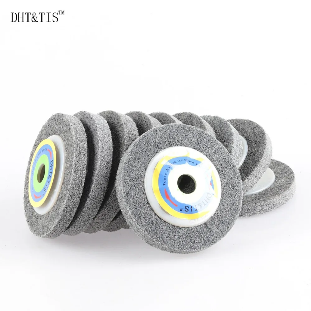 Диск шлифовальный нейлоновый DHT & TIS 10 шт. 100*12*16 мм 7P 180 #|flap wheel|grinding discdisc grinding |