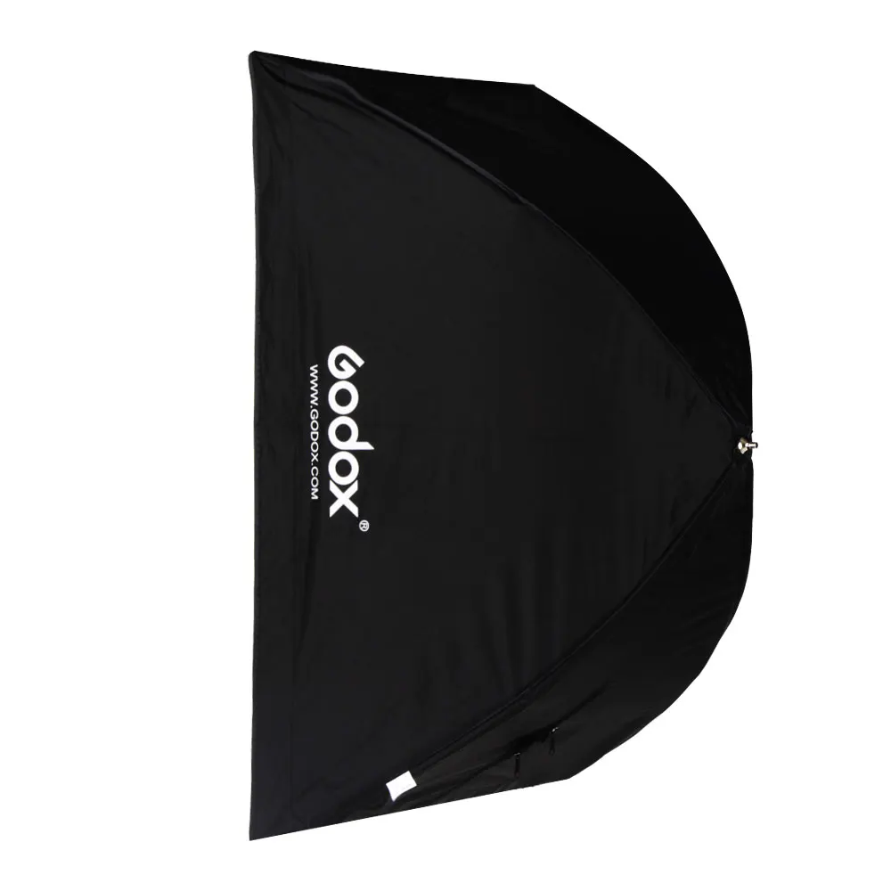 Godox 60x90 см Зонт софтбокс с легкой подставкой, тип-B, держатель для горячего башмака кронштейн комплект для Canon Nikon Godox вспышка