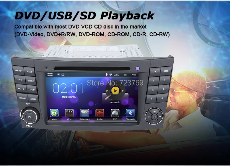 Discount Pure Android 5.1 for Mercedes CLS Class W219 DVD Player GPS System Navigation System with 3G WiFi 5