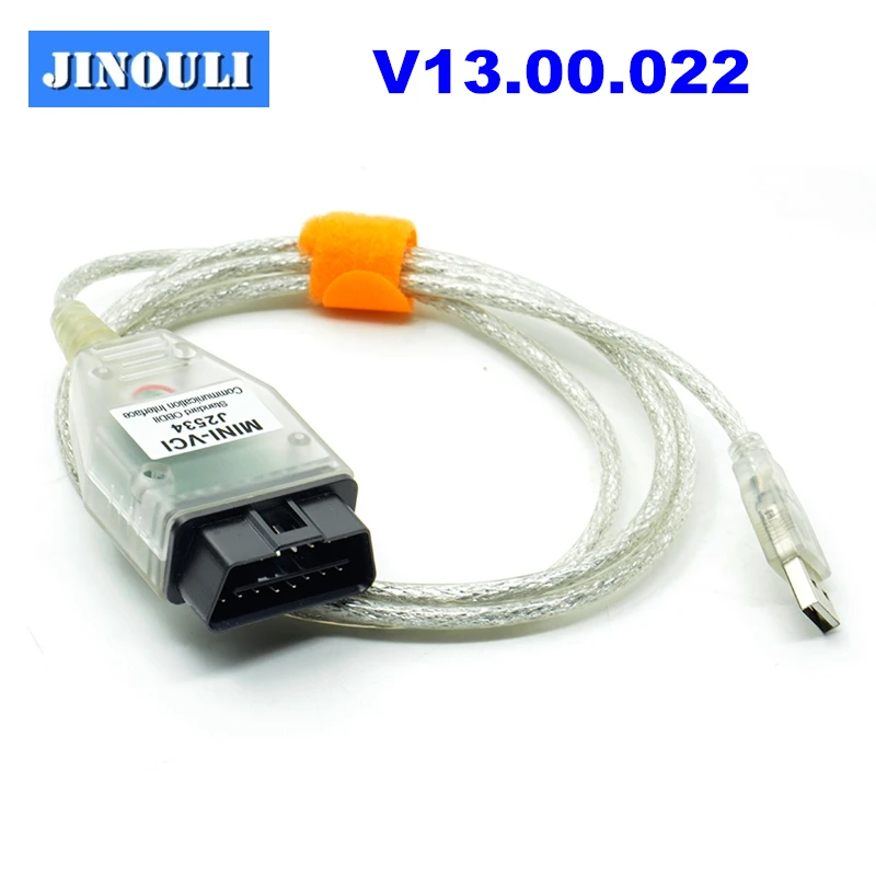 

2018 new arrive Latest V13.00.022 MINI VCI diagnostic Interface FOR TOYOTA TIS Techstream J2534 OBD2 OBDII Diagnostic Tool cable