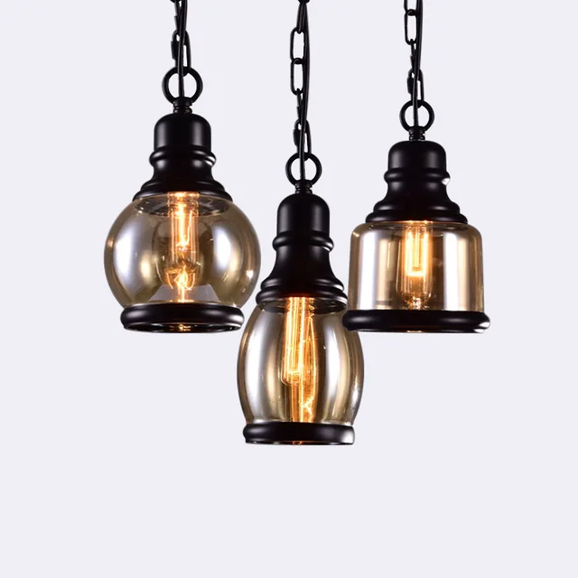Loft Industriële Keten Hanglampen Vintage Edison Handlamp eetkamer ... Loft Industriële Keten Hanglampen Vintage Edison Handlamp eetkamer ...