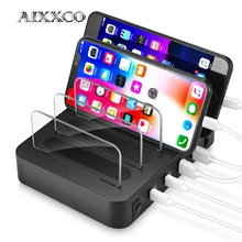 AIXXCO Быстрая зарядка 3,0 type C PD USB зарядная станция 5 V 3A для iPhone X 8 iPad быстрое зарядное устройство для мобильного телефона ПК Macbook samsung