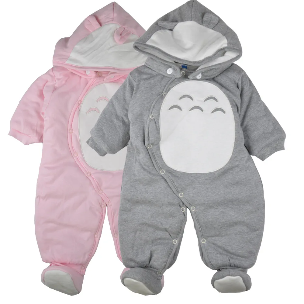 Combinaison Bebe En Coton Epais Excellente Qualite Tenue Bebe Style Totoro Mignonne Vetements Bebe Fille Vetements Bebe Epais Nouveau Ne Aliexpress