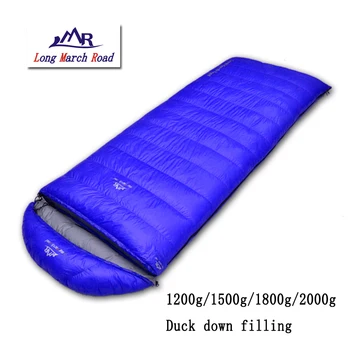 

LMR Ultralight Falling 1200g/1500g/1800g/2000g Duck Down Can Be Spliced Envelope Camping Sleeping Bag