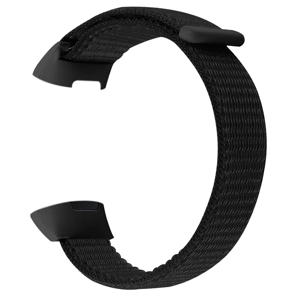 Небольшая замена мягкий нейлон спортивная петля запястье ремешок для Fitbit Charge 3 замена Браслет ремешок Смарт-часы аксессуары