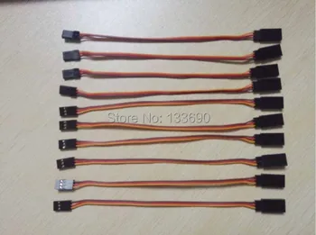 

20pcs 150mm 15cm JR male to male plug servo connector servo extension cable wire cable lead wire cable,60 core quality wire core