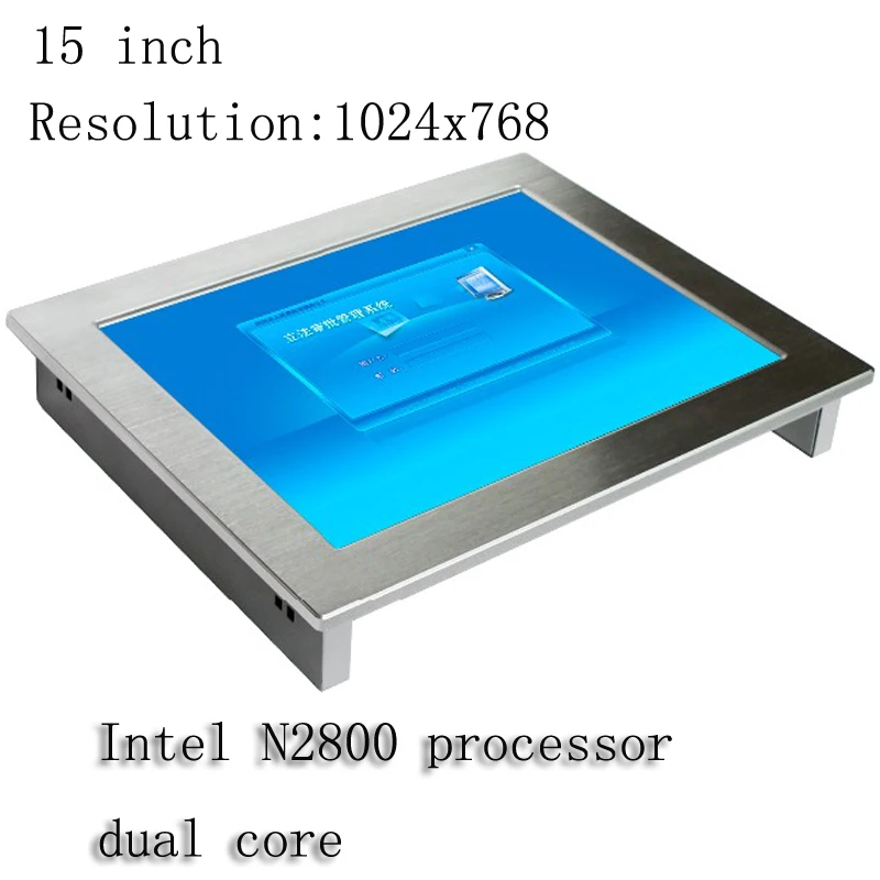 Оптовая продажа с фабрики 15 \алюминиевый корпус 4G ram 64G SSD безвентиляторная промышленная Сенсорная панель ПК с системой Win7/Win8/Win10/Linux Оптовая продажа с фабрики 15 \алюминиевый корпус 4G ram 64G SSD безвентиляторная промышленная Сенсорная панель ПК с системой Win7/Win8/Win10/Linux