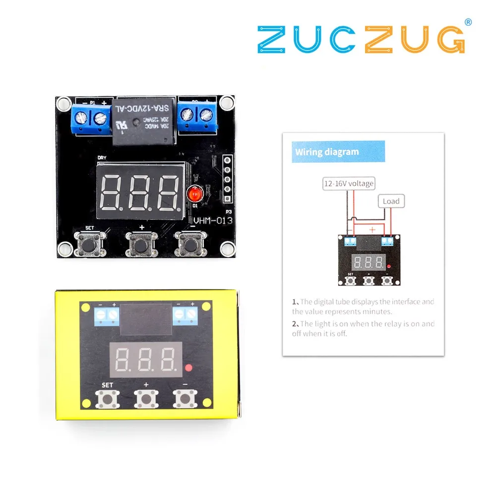 

VHM-013 0-999 minutes countdown timer switch board with power off memory function