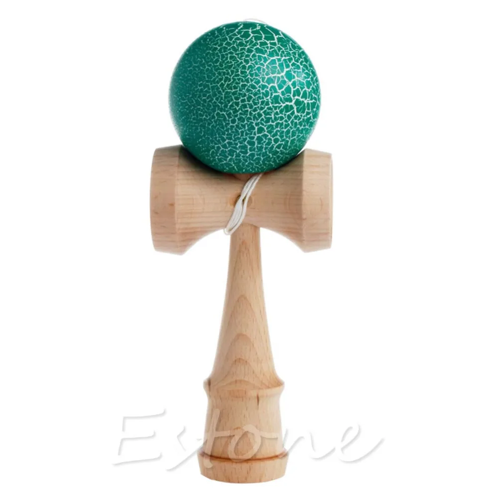 HBB 1 шт. Детская безопасность трещина шаблон игрушка бамбук Kendama Лучшие Деревянные