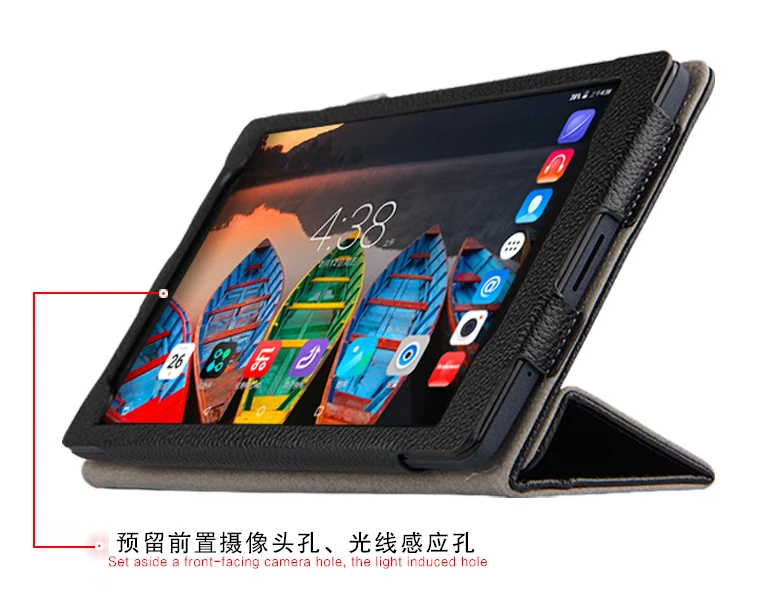 Чехол из воловьей кожи для lenovo Tab 3 8 Plus P8 TB-8703F TB-8703N умный чехол из натуральной кожи планшеты Защитный протектор+ стилус