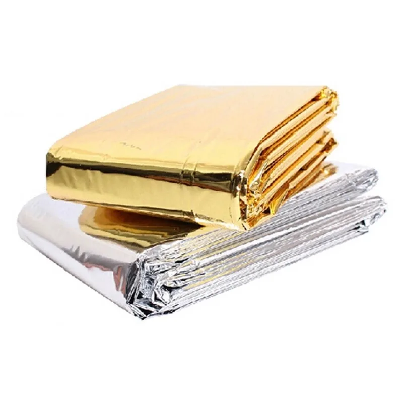 

First aid rescue blanket outdoor rescue waterproof original aluminum warm emergency protection polyester film blanket