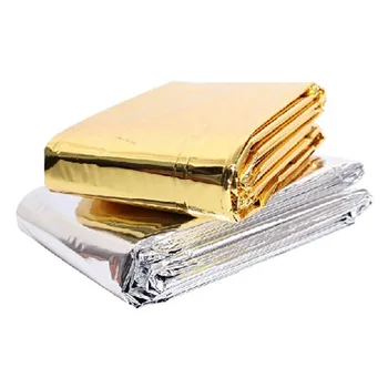 

First aid rescue blanket outdoor rescue waterproof original aluminum warm emergency protection polyester film blanket