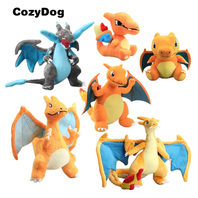 Best Price High Quality Dolls Charizard Plush Soft Toy Charizard Rare Figure Stuffed Animals Kid's Gift 6 Style Available Dragon Animal Toy