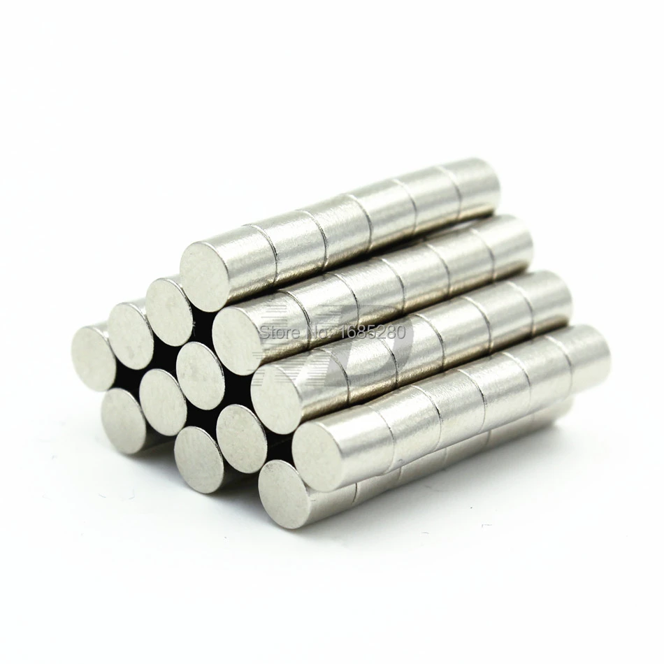 

100pcs Neodymium N35 Dia 2mm X 2mm Strong Magnets Tiny Disc Nd-Fe-B Rare Earth For Crafts Models Fridge Sticking magnet 2x2mm
