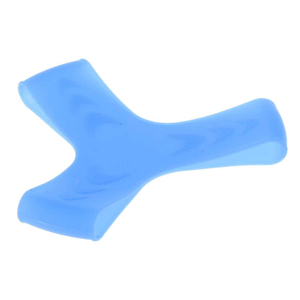 2 Pieces High Elastic Silicone Snorkeling Swimming Scuba Diving Fin Keepers Grippers Fixing Straps S/M/L Blue/Yellow/Pink 