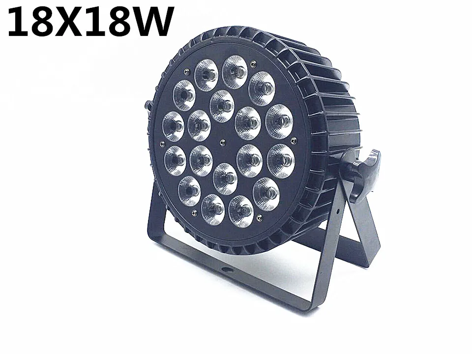 18x18 Вт RGBWA УФ 6 в 1 светодиодный светильник par wash led Flat Can для вечерние KTV диско DJ