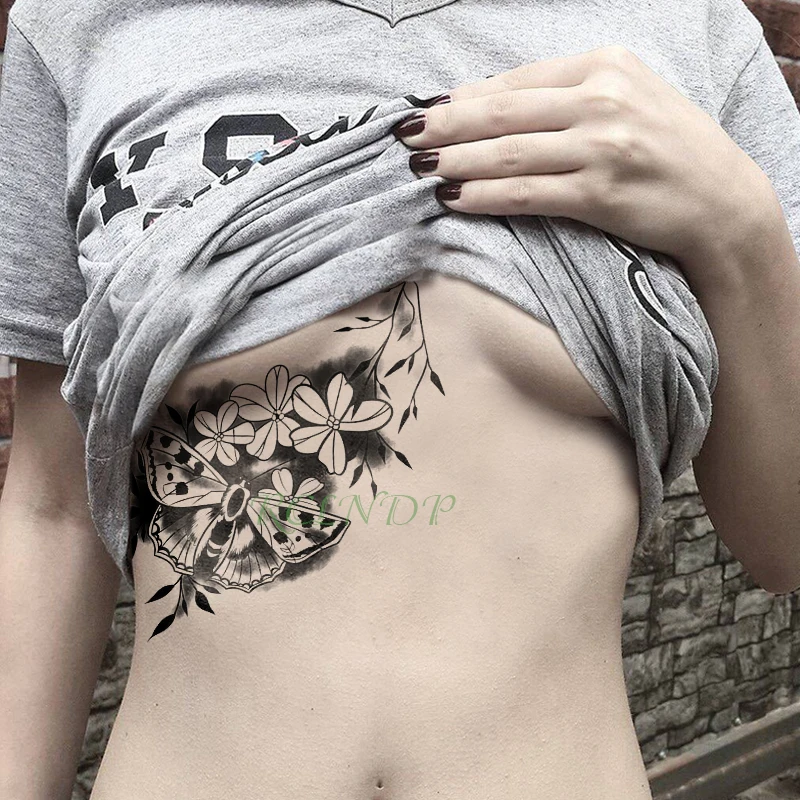 Водонепроницаемый Временные татуировки Стикеры бабочка цветок временная татуировка флэш-тату руки ноги tatouage для девушек и мужчин Для